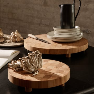 Chess cutting board round - small Ø30 cm - Ferm Living