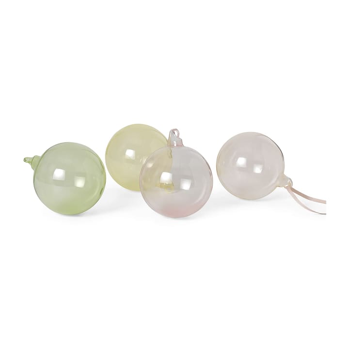 Christmas bauble large 4-pack - mixed light - ferm LIVING