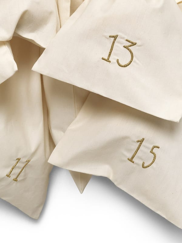 Christmas countdown Christmas calender, off white Ferm Living