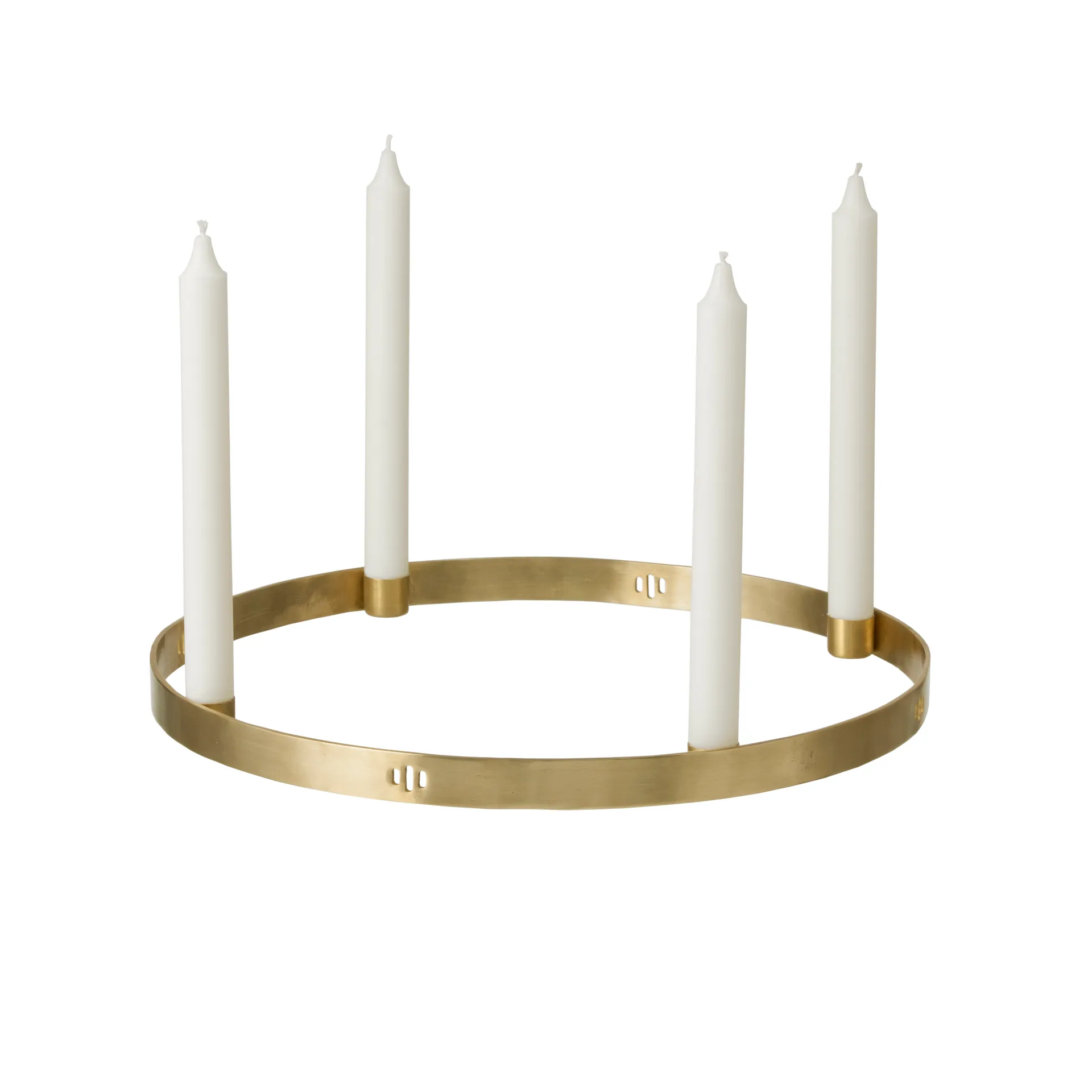 Circle brass candleholder, large Ferm Living