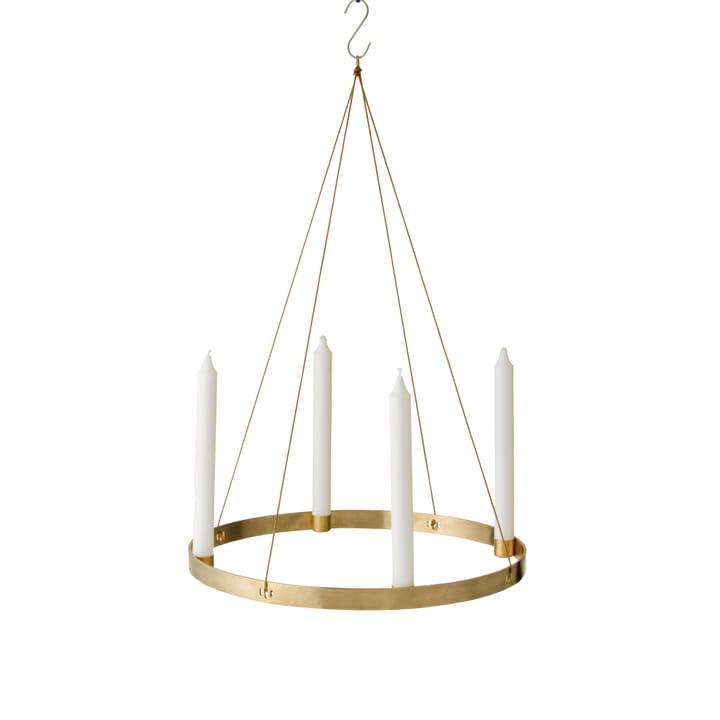 Circle brass candleholder - large - ferm LIVING