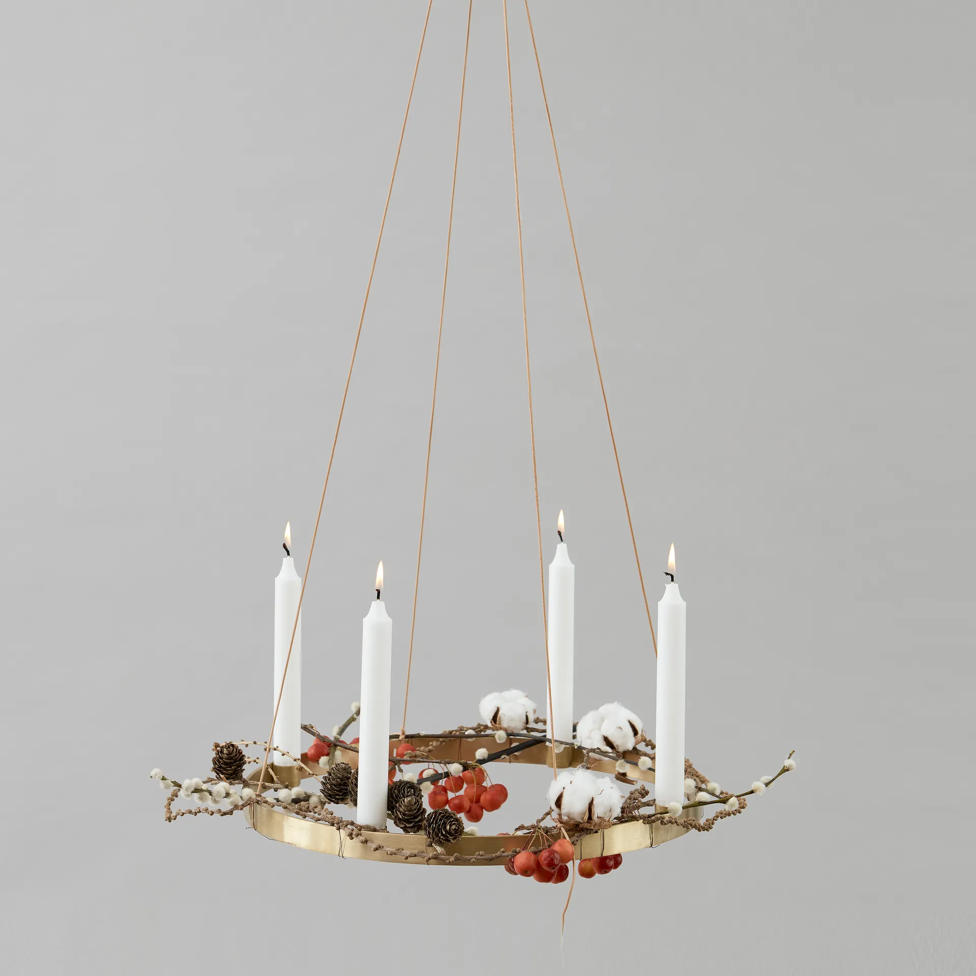 Circle brass candleholder, large Ferm Living