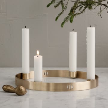 Circle brass candleholder - small - ferm LIVING