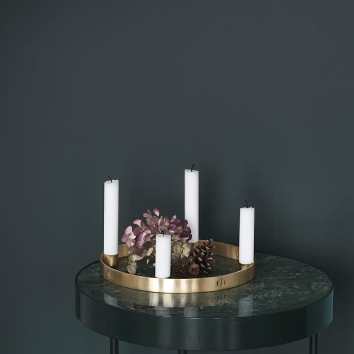 Circle brass candleholder - small - ferm LIVING