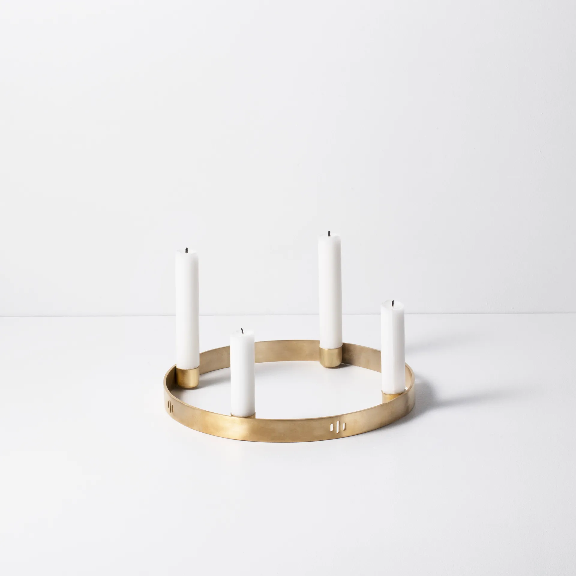 Circle brass candleholder, small Ferm Living