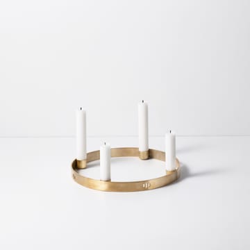 Circle brass candleholder - small - ferm LIVING