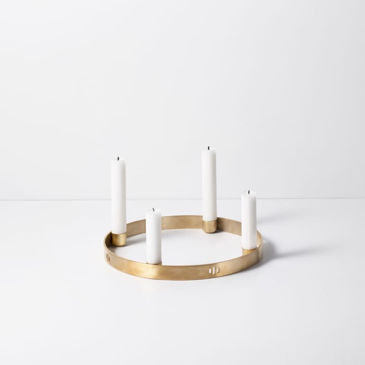 Circle brass candleholder - small - ferm LIVING