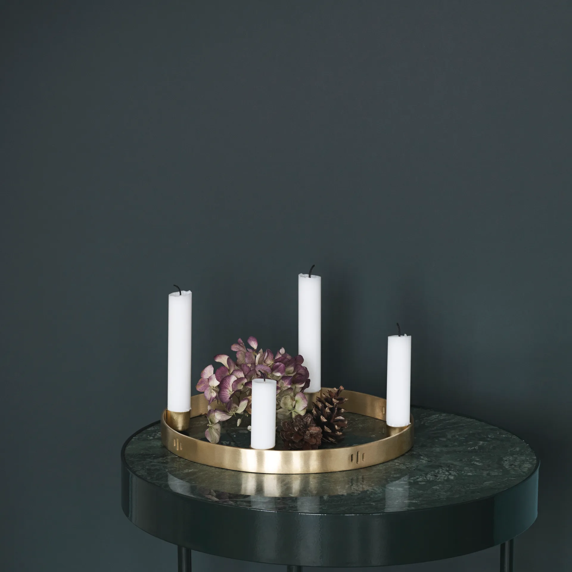 Circle brass candleholder, small Ferm Living