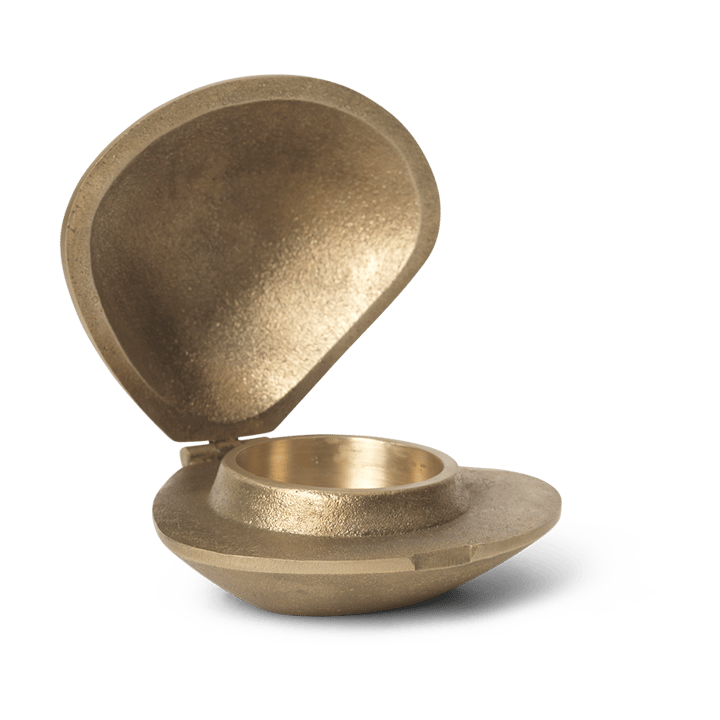 Clam candle holder - Brass - Ferm LIVING
