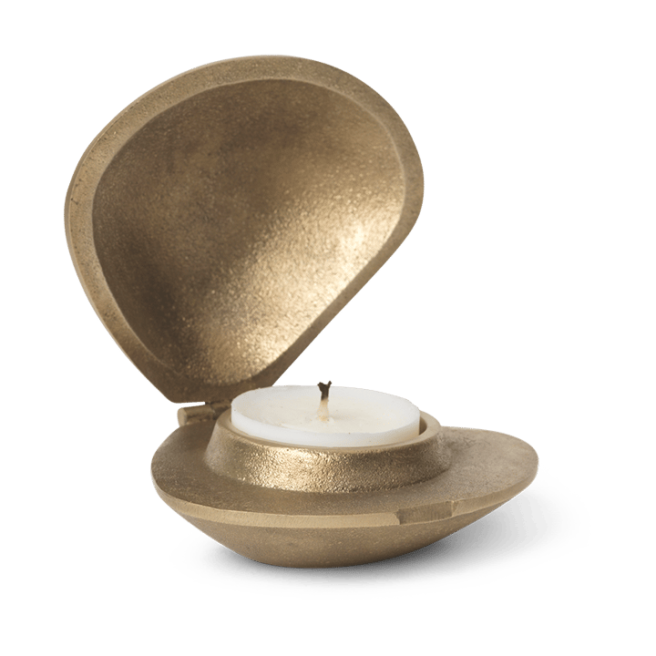 Clam candle holder - Brass - ferm LIVING