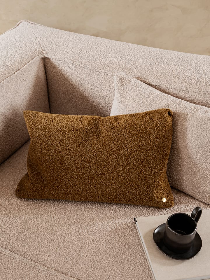 Clean cushion bouclé 40x60 cm - Sugar Kelp - ferm LIVING