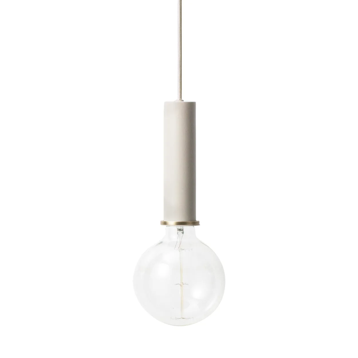 Ferm Living Collect ceiling lamp large light grey | Scandinavian Design | Pendant lamps | Grey