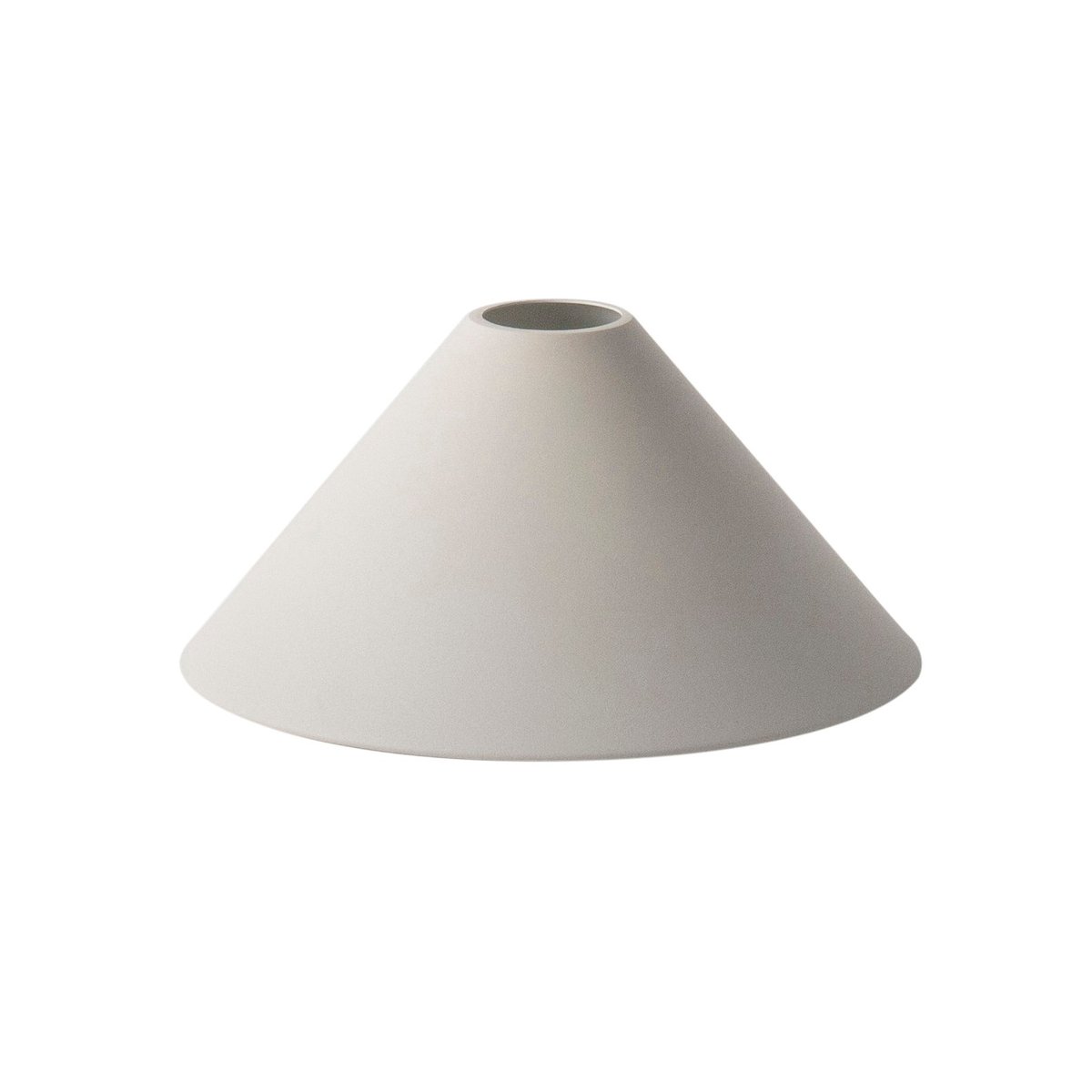 Ferm Living Collect lamp shade Cone light grey | Scandinavian Design | Lampshades | Grey