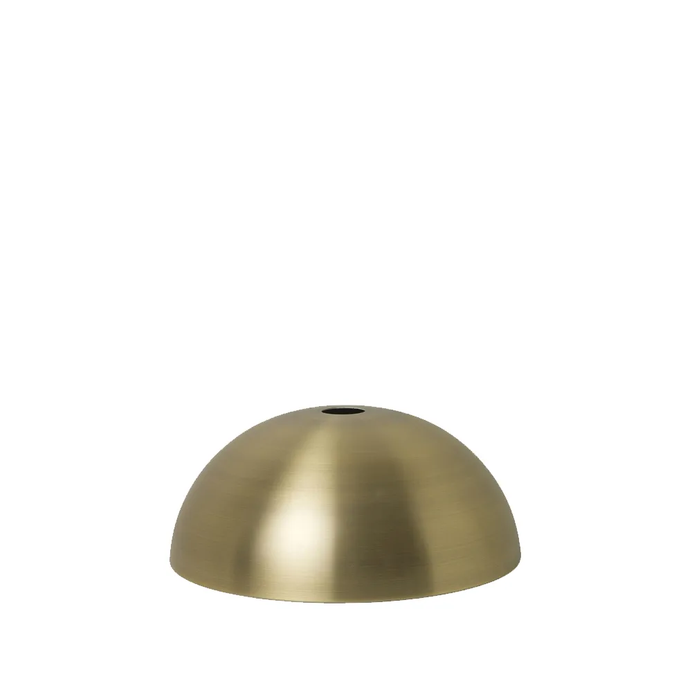 Ferm Living Collect Lampshade Brass, dome | Scandinavian Design | Lampshades | Gold-coloured