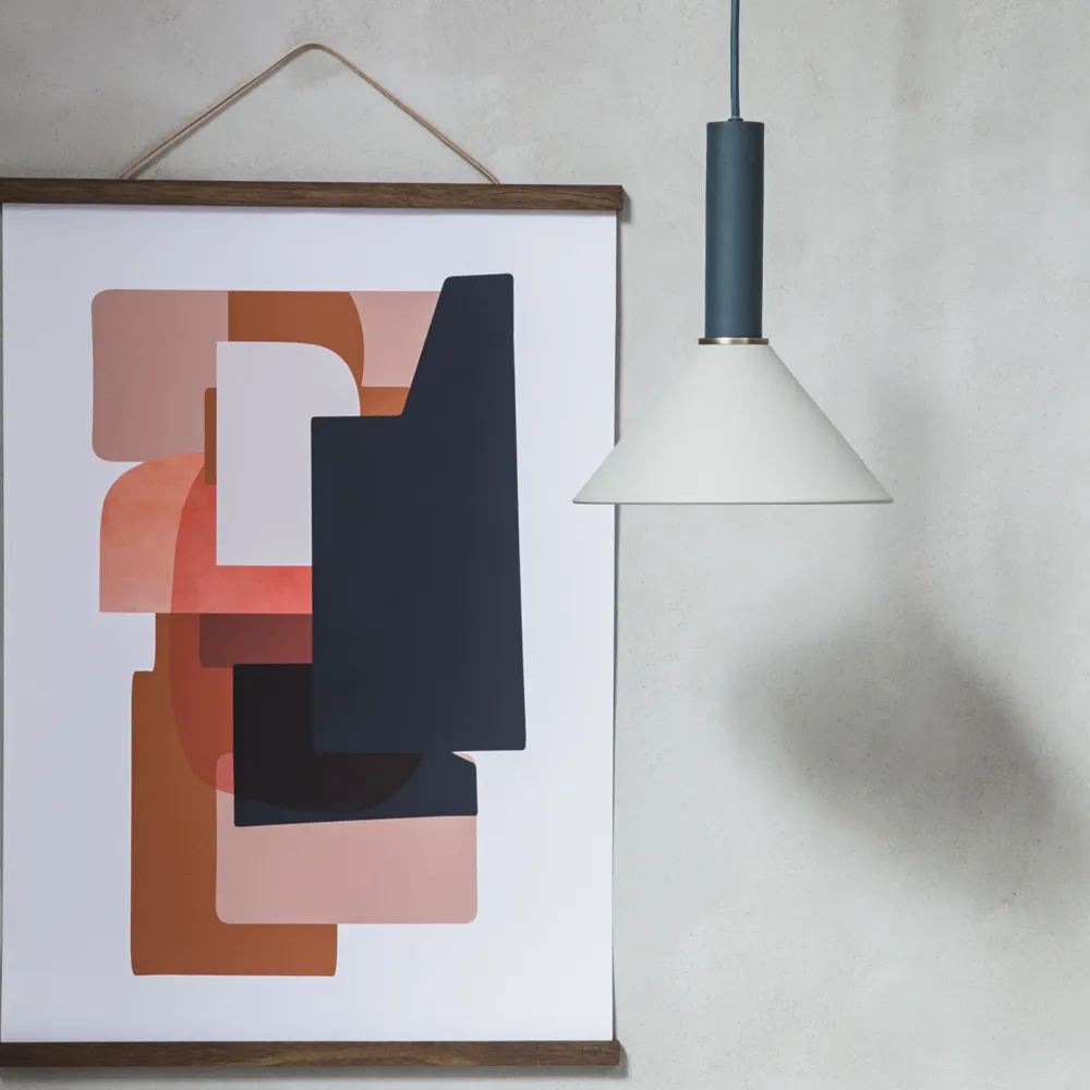 Collect Lampshade, Brass, record Ferm Living