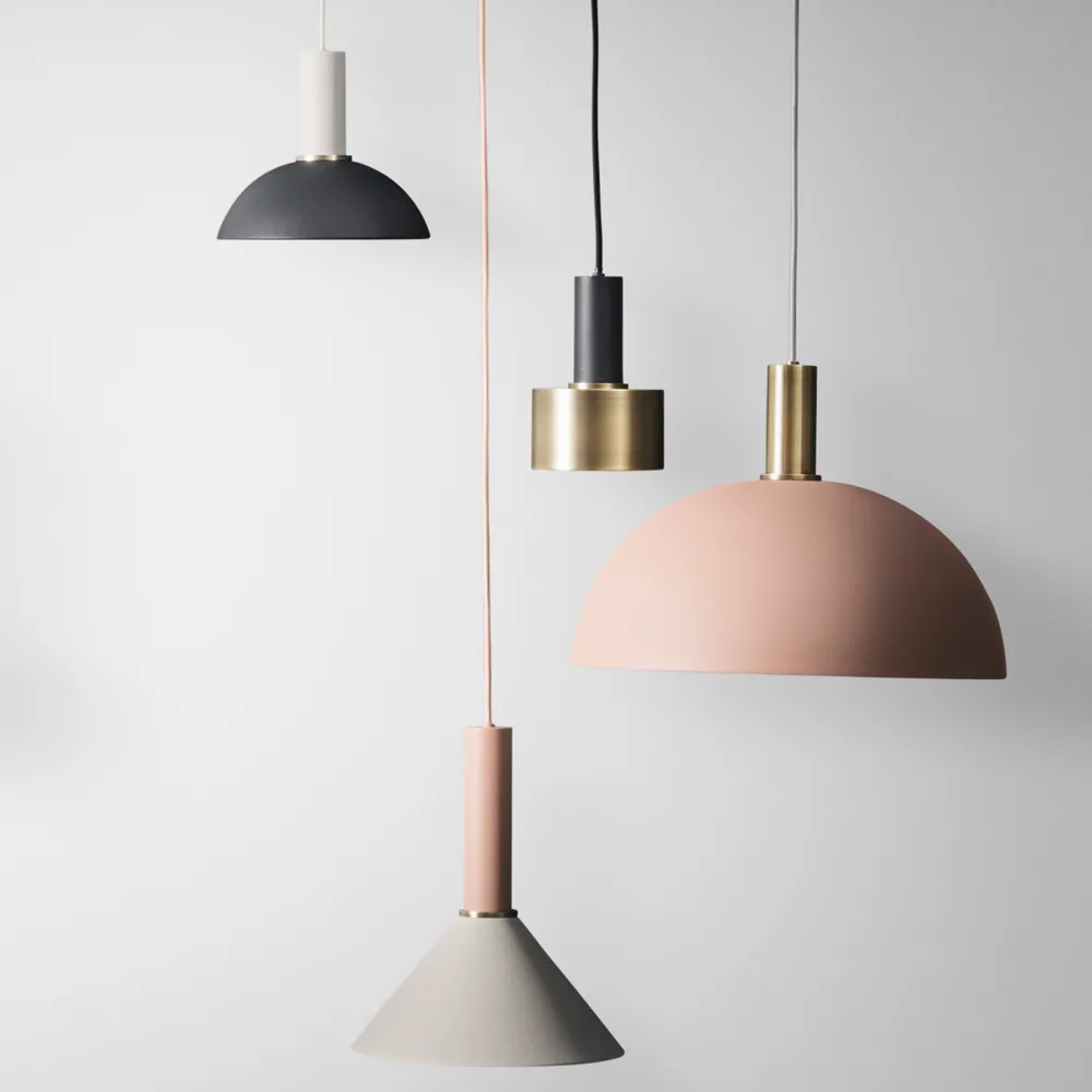 Collect Lampshade, Brass, record Ferm Living