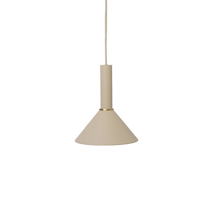 Collect pendant lamp - Cashmere, high, cone shade - Ferm LIVING