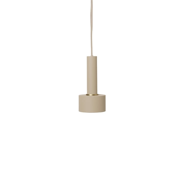 Collect pendant lamp - Cashmere, high, disc shade - Ferm LIVING