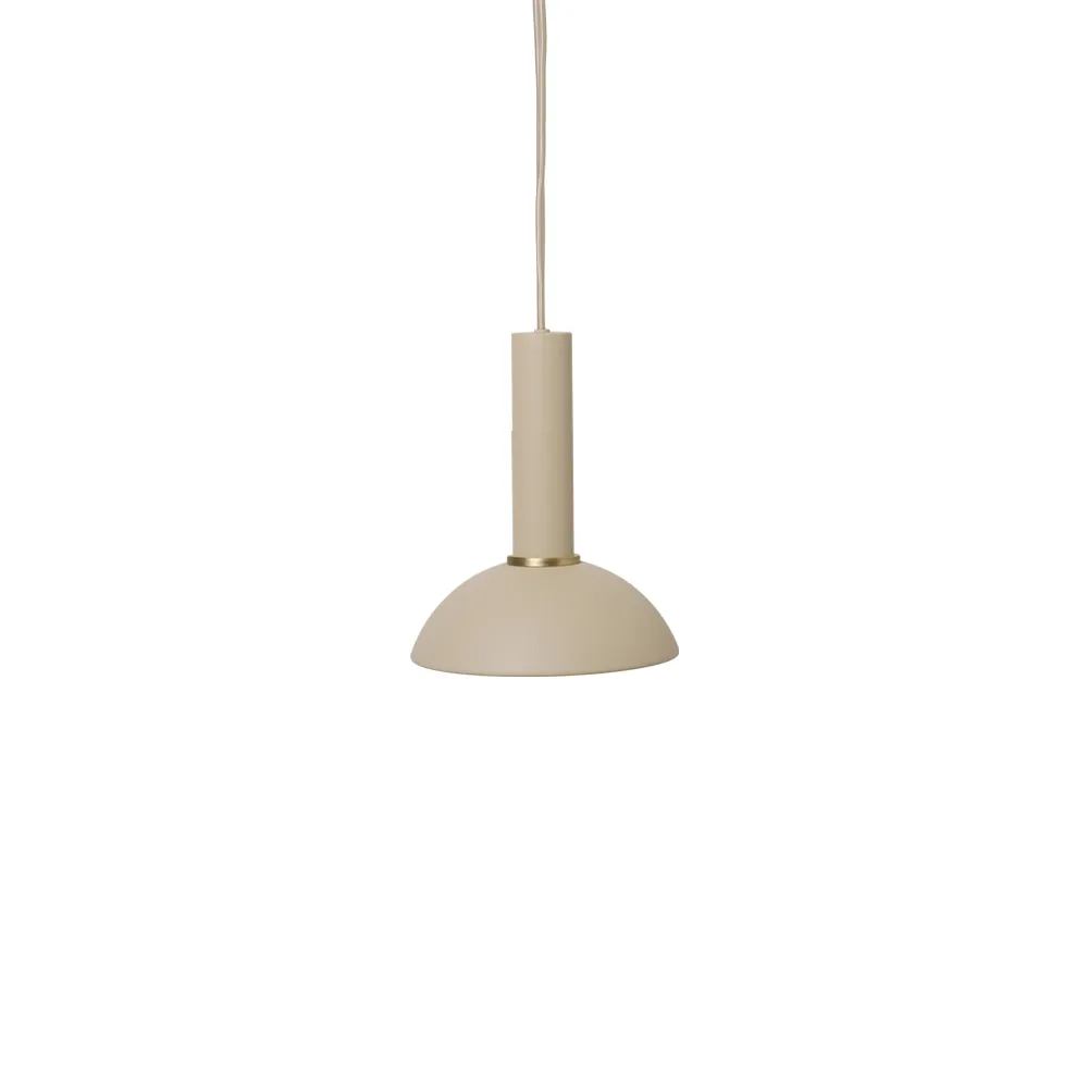 Collect pendant lamp, Cashmere, high, hoop shade Ferm Living