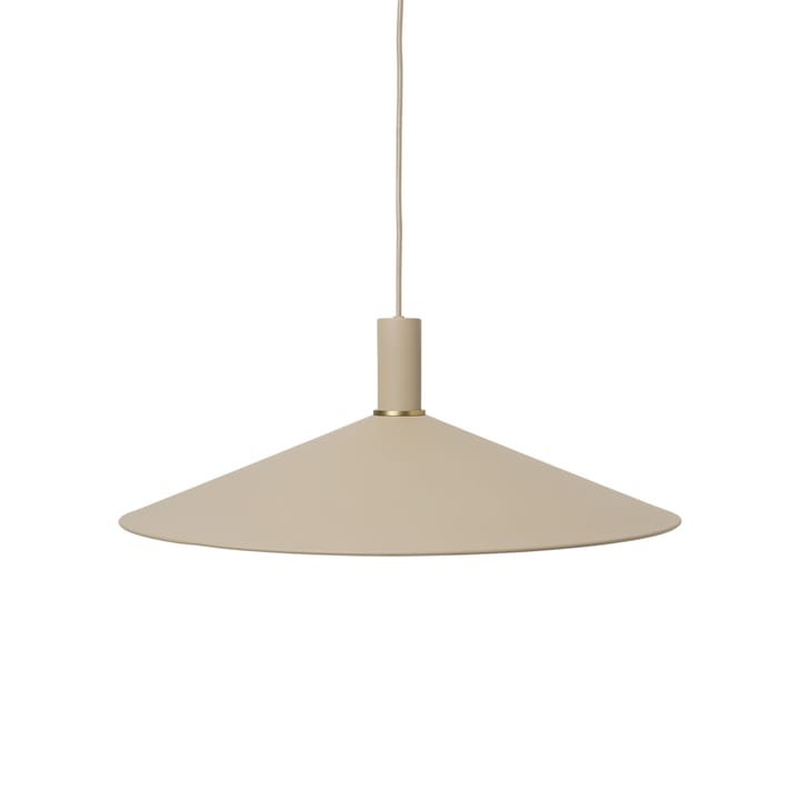 Collect pendant lamp - Cashmere, low, angle shade - ferm LIVING