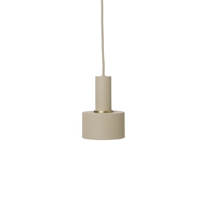 Collect pendant lamp - Cashmere, low, disc shade - Ferm LIVING