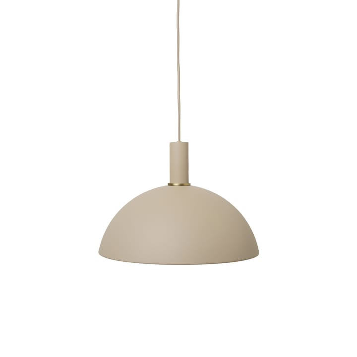 Collect pendant lamp - Cashmere, low, dome shade - Ferm LIVING