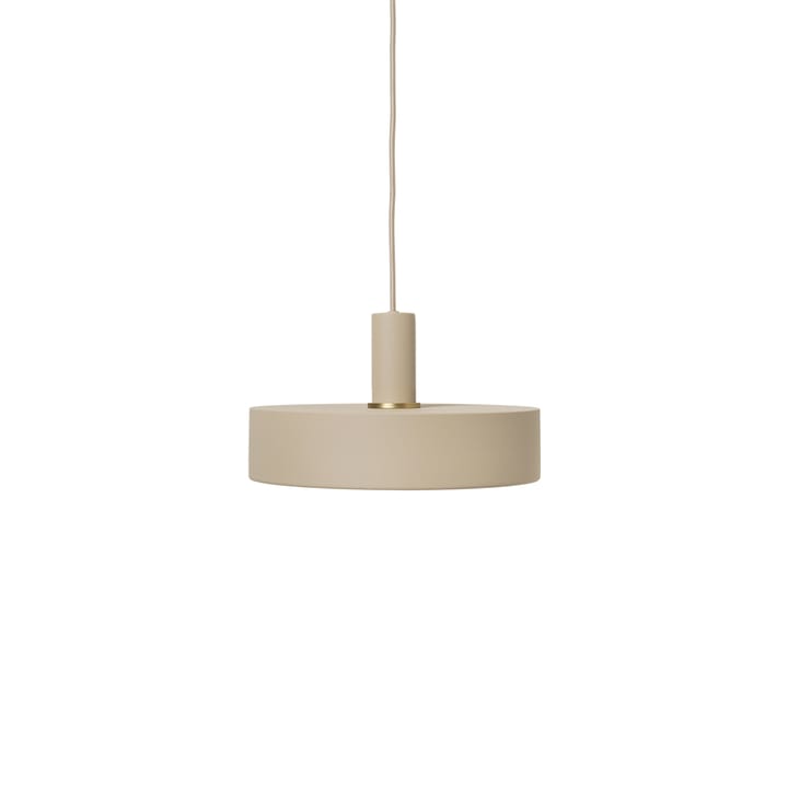 Collect pendant lamp - Cashmere, low, record shade - ferm LIVING