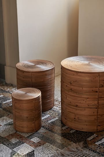 Column storage set 3 pieces - Natural Stained - Ferm Living