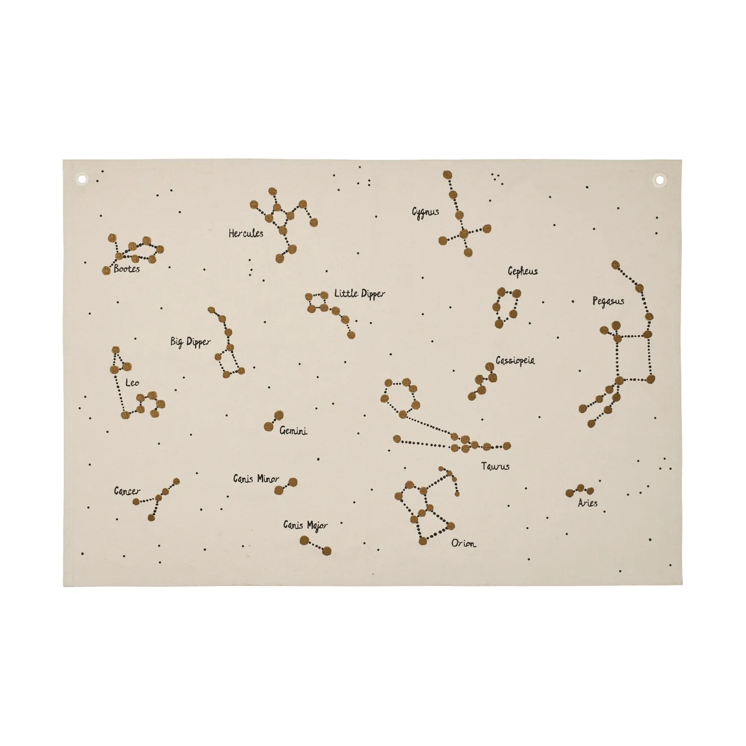 Constellation fabric swatch book, Undyed, 70x100 cm Ferm Living