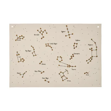 Constellation fabric swatch book - Undyed, 70x100 cm - Ferm Living
