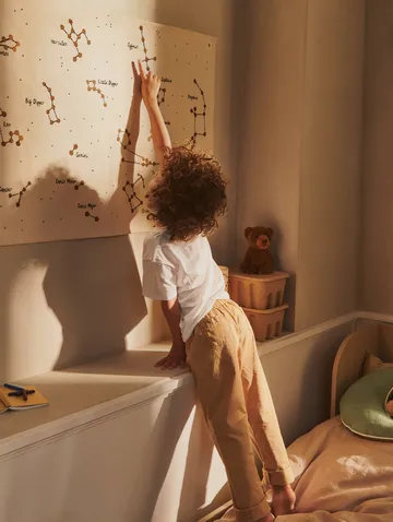 Constellation fabric swatch book - Undyed, 70x100 cm - Ferm Living