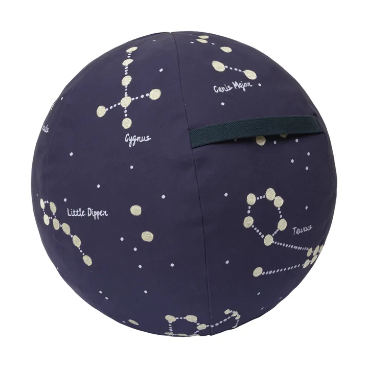 Constellation pouf - Dark blue, Ø50 cm - Ferm Living