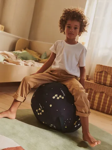 Constellation pouf - Dark blue, Ø50 cm - Ferm Living