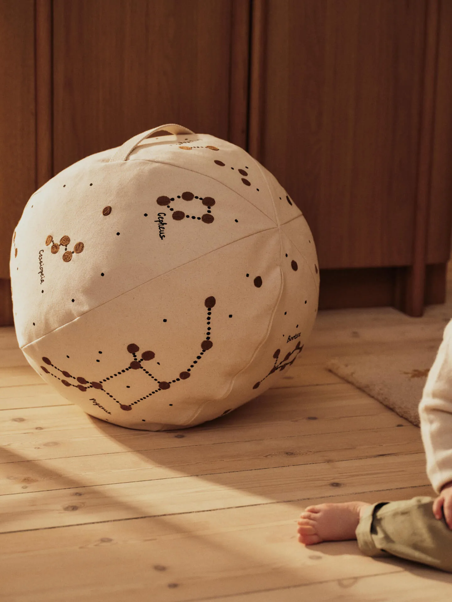 Constellation pouf, Undyed, Ø50 cm Ferm Living