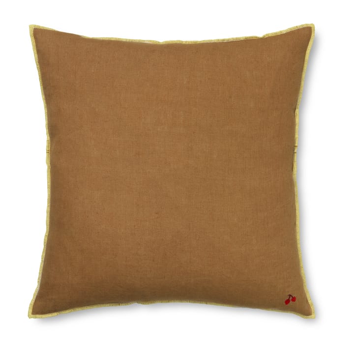 Contrast linen cushion 40x40 cm - Sugar Kelp - Ferm LIVING
