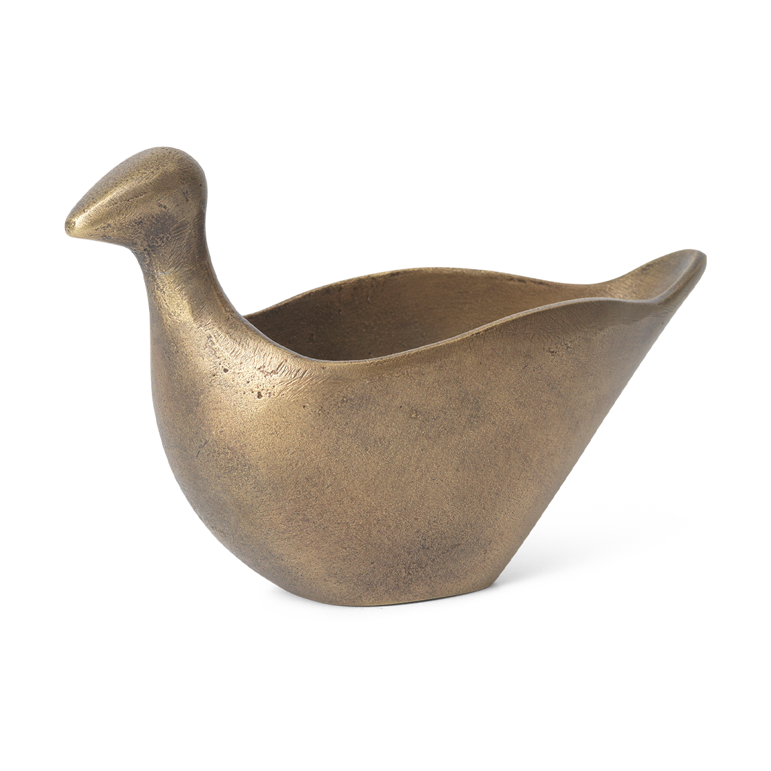 Ferm Living Coot pen holder Antique | Scandinavian Design | Boxes & jars | Gold-coloured