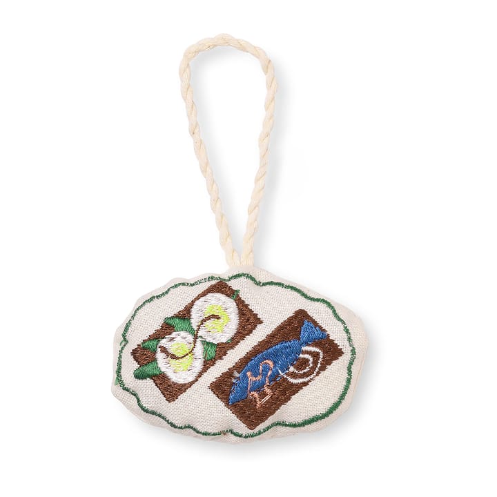 Copenhagen Christmas tree decoration open sandwich 7 cm - Multi - Ferm LIVING