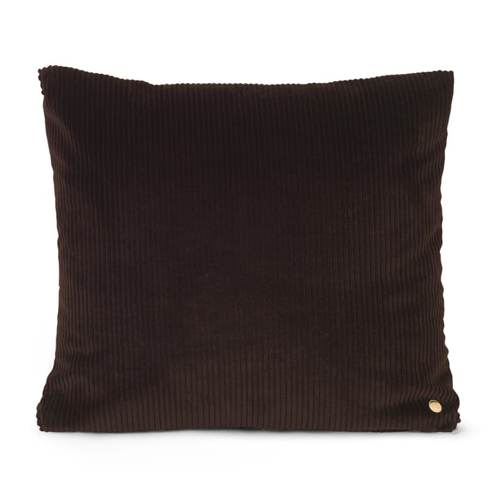 Corduroy cushion 45x45 cm - Chocolate - ferm LIVING