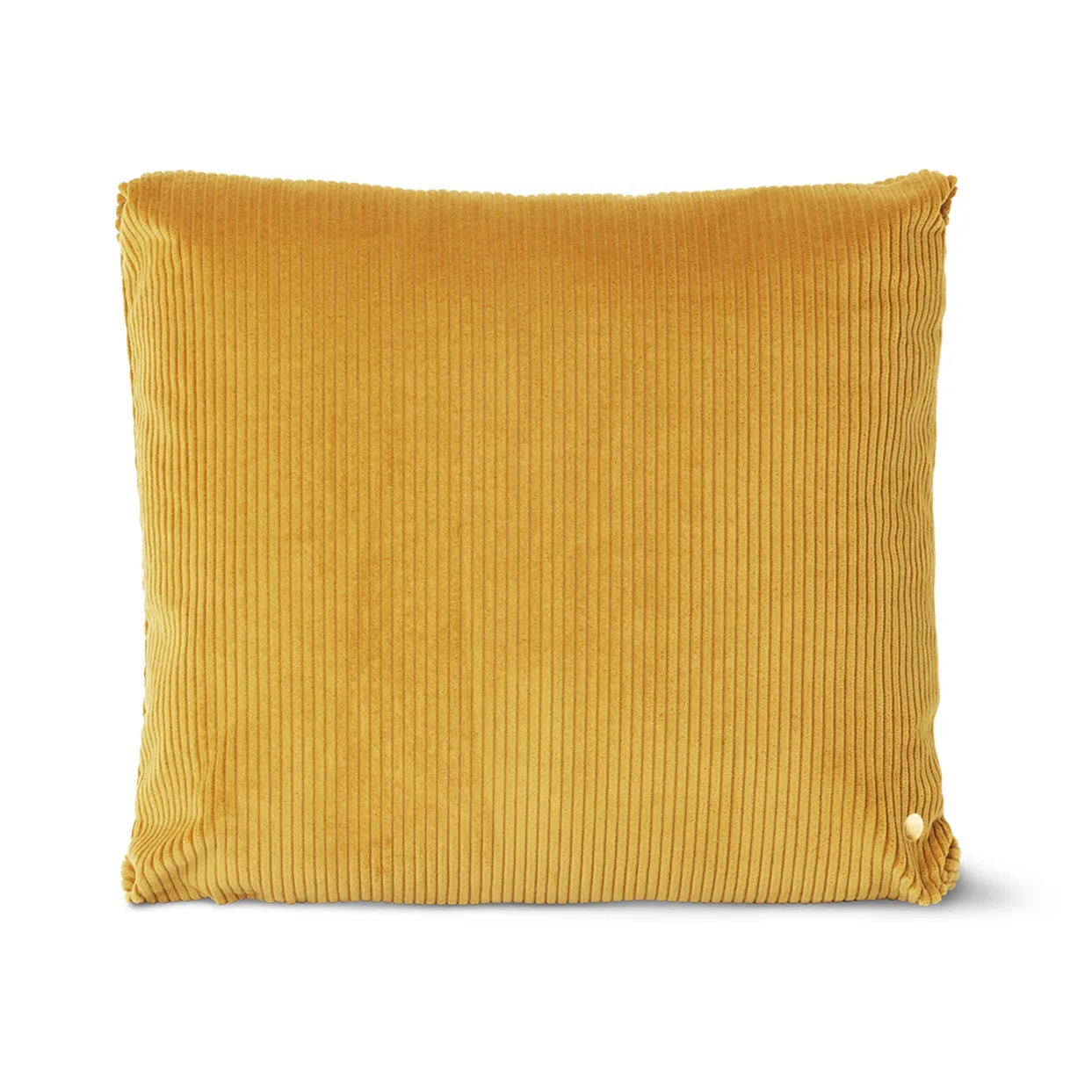 Corduroy cushion 45x45 cm, Mustard Ferm Living