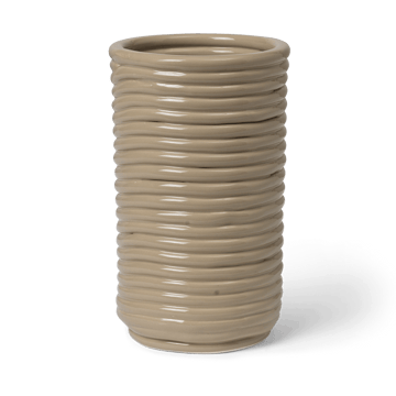 Corduroy vase 21 cm - Cashmere - Ferm Living