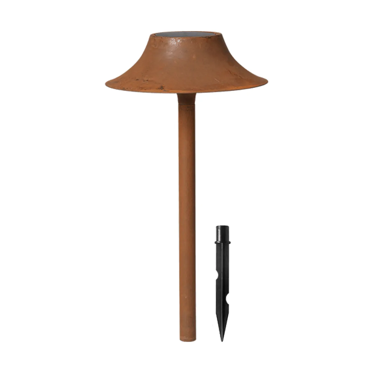 Cortivo outdoor solar lamp, Rust, Ø18x46 cm Ferm Living
