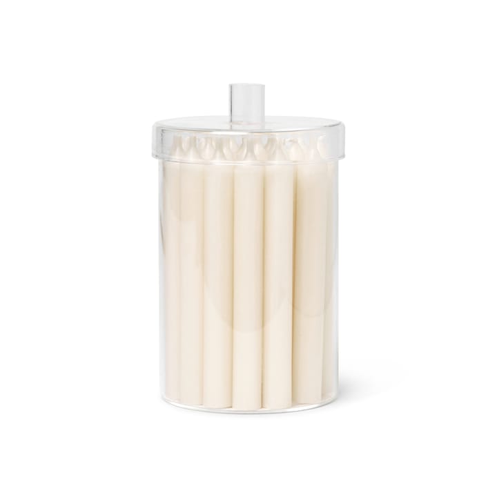 Countdown to Christmas glass jar with 24 light, off white Ferm Living