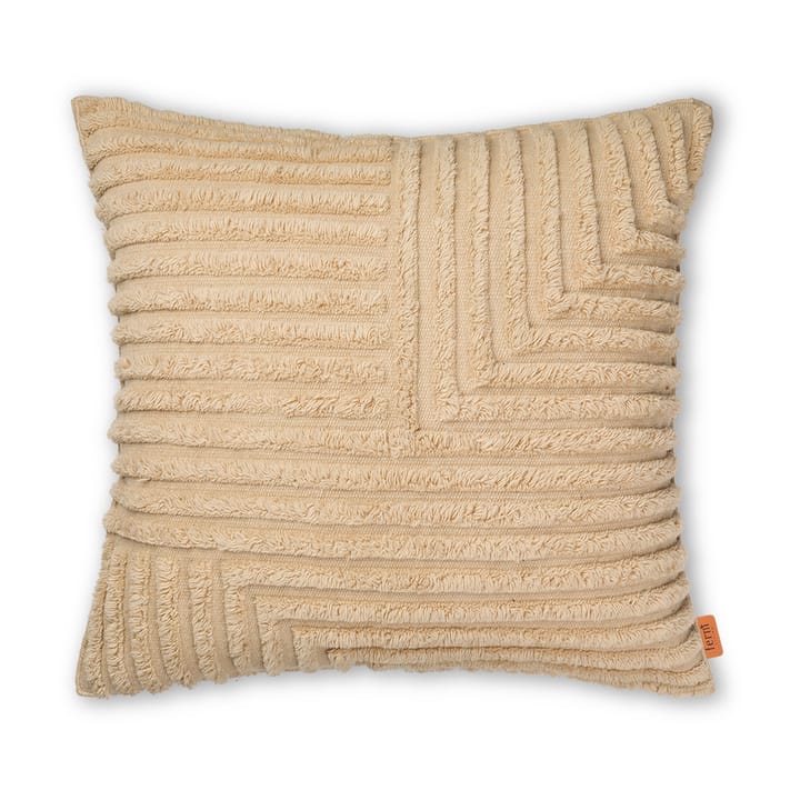 Crease cushion 80x80 cm - Light Sand - Ferm LIVING