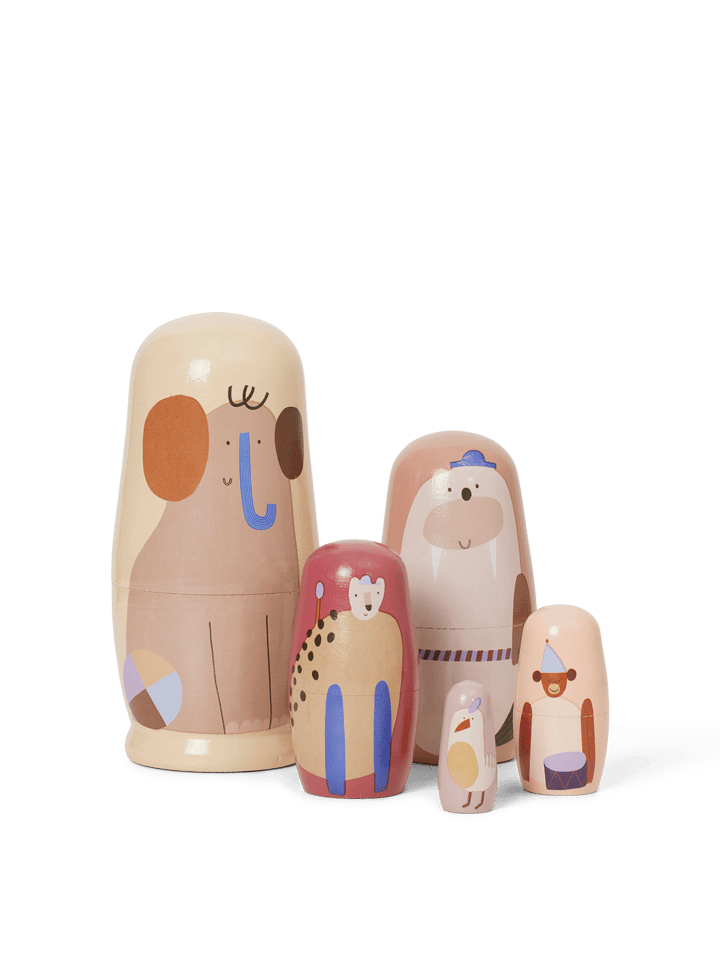 Critter dolls Ø6.4x14 cm - Multi - Ferm Living