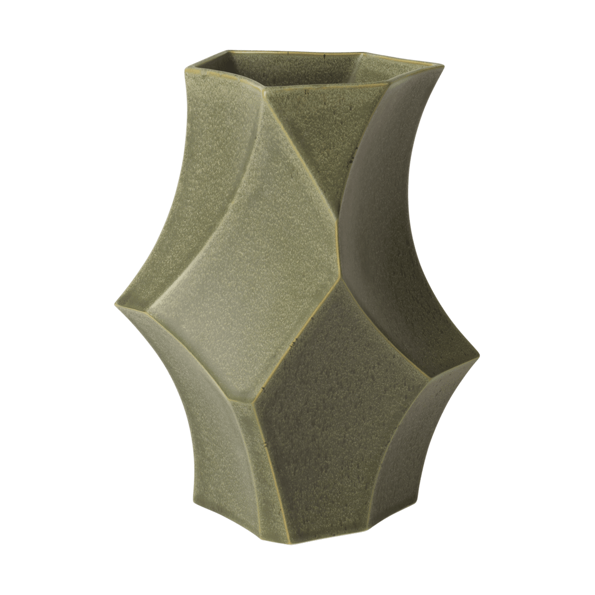 Ferm Living Cueva vase 26 cm Dark sage | Scandinavian Design | Vases | Green