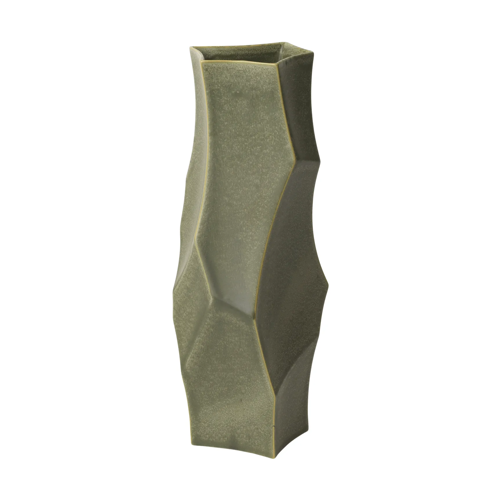 Cueva vase 37 cm, Dark sage Ferm Living