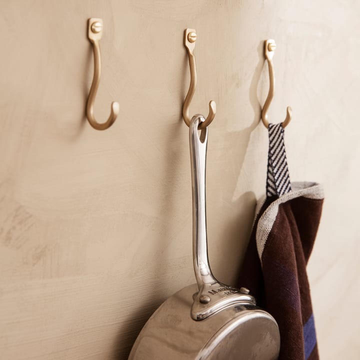 Curvature hook 3-pack - brass - ferm LIVING