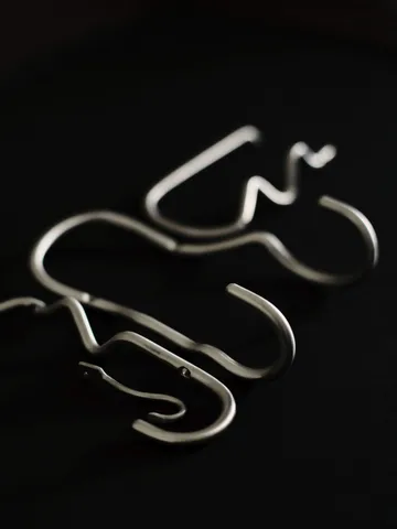 Curvature hook double - Stainless steel - Ferm Living