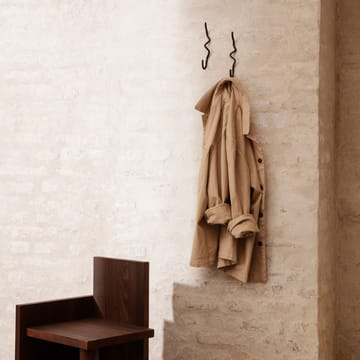 Curvature hook single - Black brass - Ferm Living