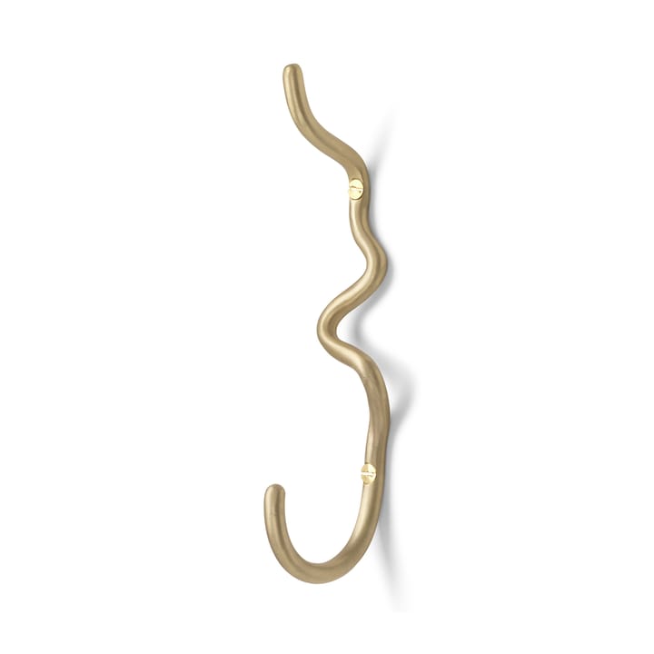 Curvature hook single - brass - ferm LIVING